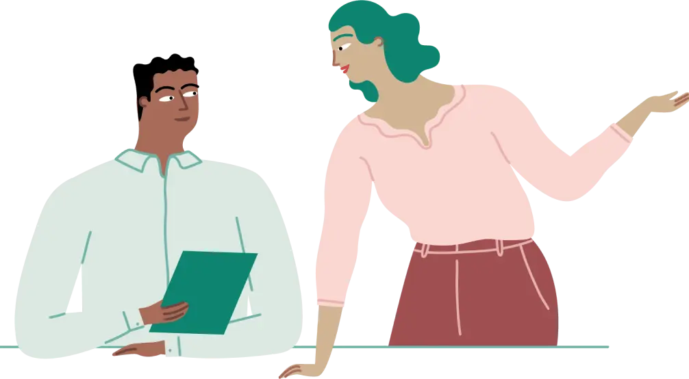 Image man and woman